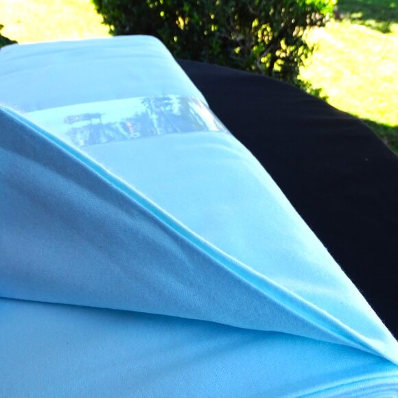 Comfy Cozy 10 yd 43" Clearwater Solid Fln - Picture 4 of 8